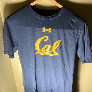 NCAA Under Armour Men’s Cal University Logo Tee Color Blue Size Small